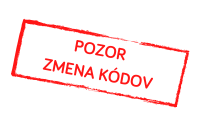 Aktuálne kódy MZ SR 
